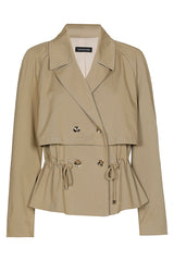 MODERN SLEEVELESS TRENCH COAT
