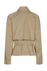 MODERN SLEEVELESS TRENCH COAT