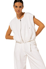 SLEEVELESS BLOUSE TOP VEST