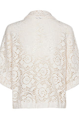 LACE BLOUSE VEST
