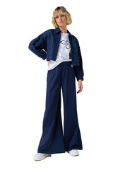 INDIGO BOLERO LACE JACKET