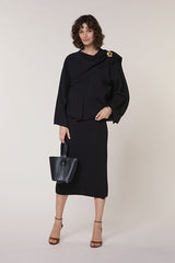 BLACK MESH CAPE
