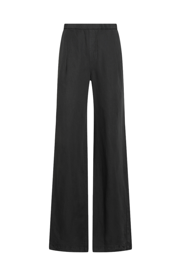 TASMIN NEW DARK GREY LINEN VISCOSE TROUSERS