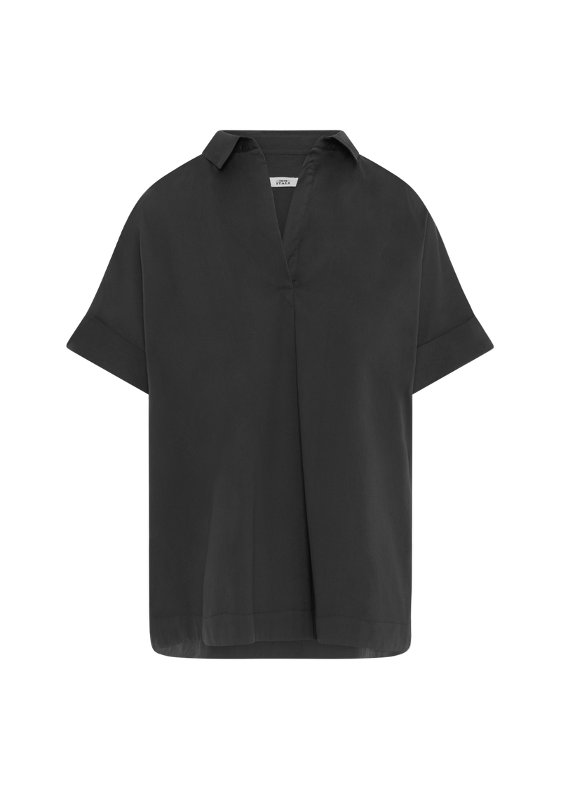 DERRY NEW LEAD-GREY COTTON UNI BLOUSE