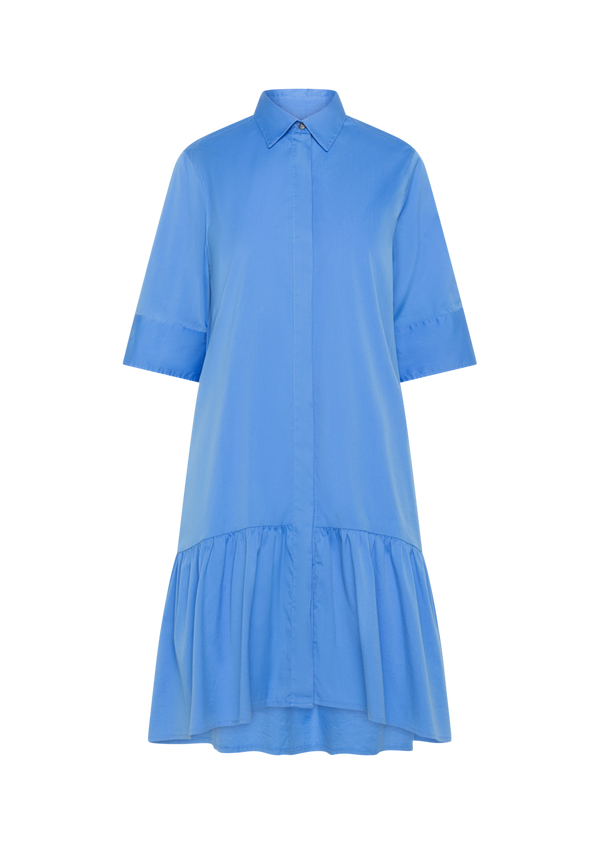 MARCIA KA REGATTA BLUE COTTON UNI DRESS