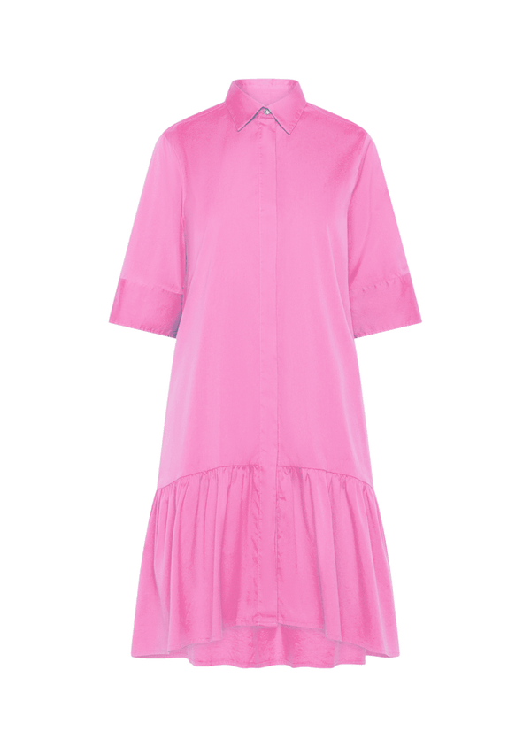 MARCIA KA CYCLAMEN PINK COTTON UNI DRESS