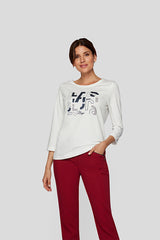 HAPPY MAGIC WHITE LONG SLEEVE T-SHIRT