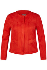 RED SUEDE JACKET