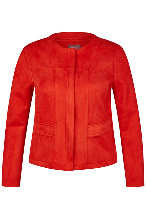 RED SUEDE JACKET