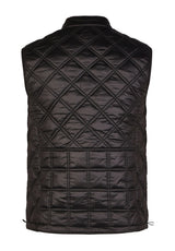 BLACK QUILTED VEST