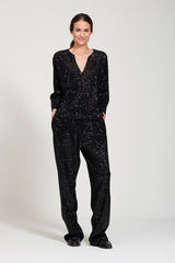 DILANA SEQUINNED TROUSERS