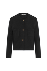 GIA BLACK BASIC BOUCLÃ‰ JACKET