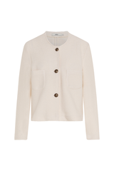 GIA WHITE SAND BASIC BOUCLÉ JACKET