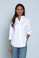 MIRROR WHITE UNI COTTON SHIRT