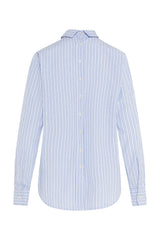 MIRROR STRIPED POPELINE SHIRT