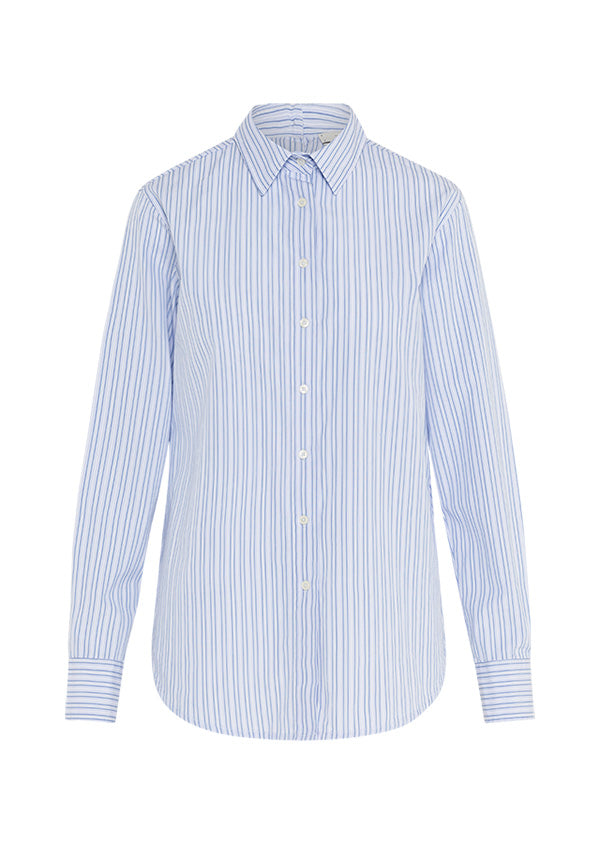 MIRROR STRIPED POPELINE SHIRT