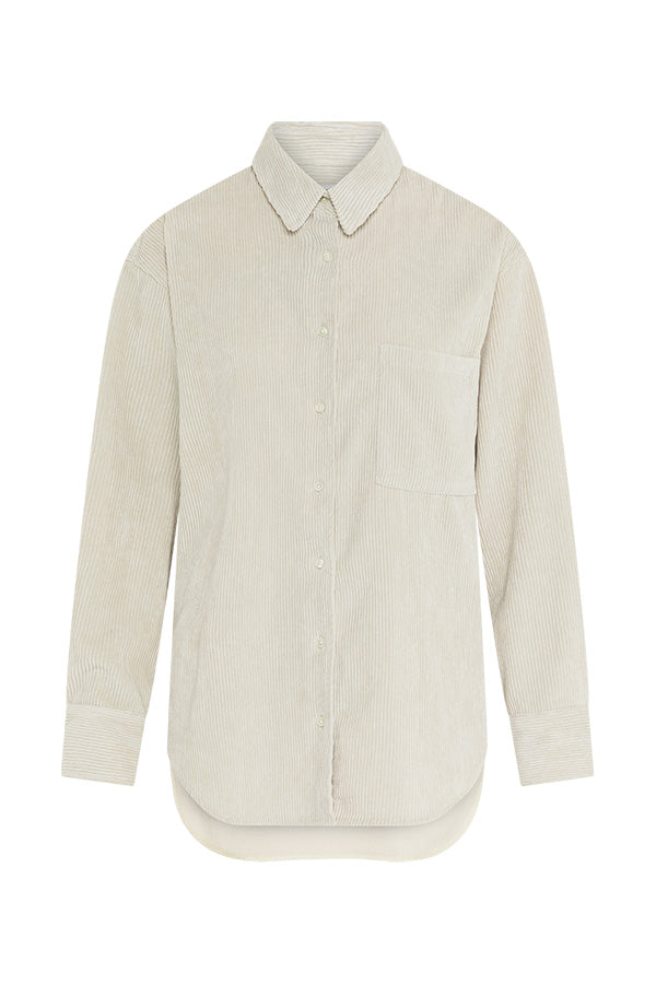 BETTY BEIGE CORDUROY SHIRT