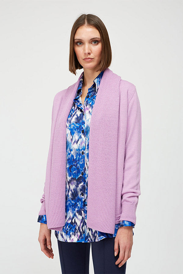 LILAC LOOSE CARDIGAN