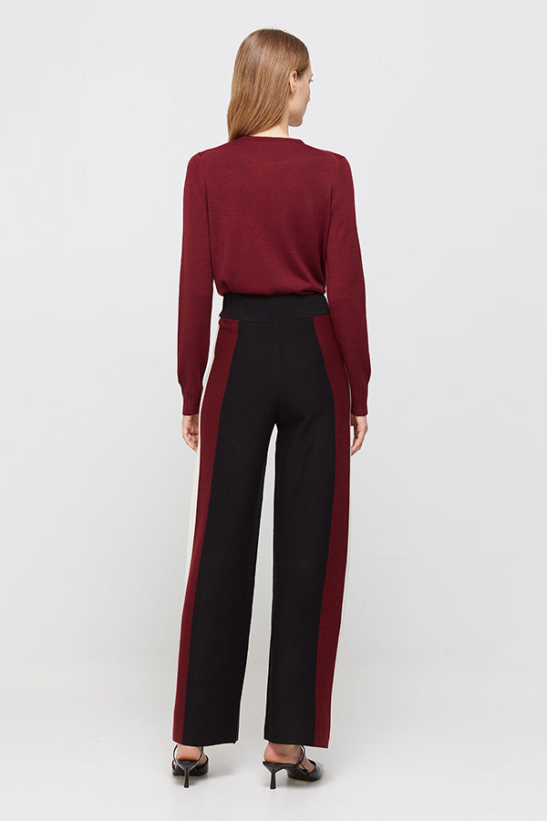 TWO-TONE DETAIL MILANO TROUSERS