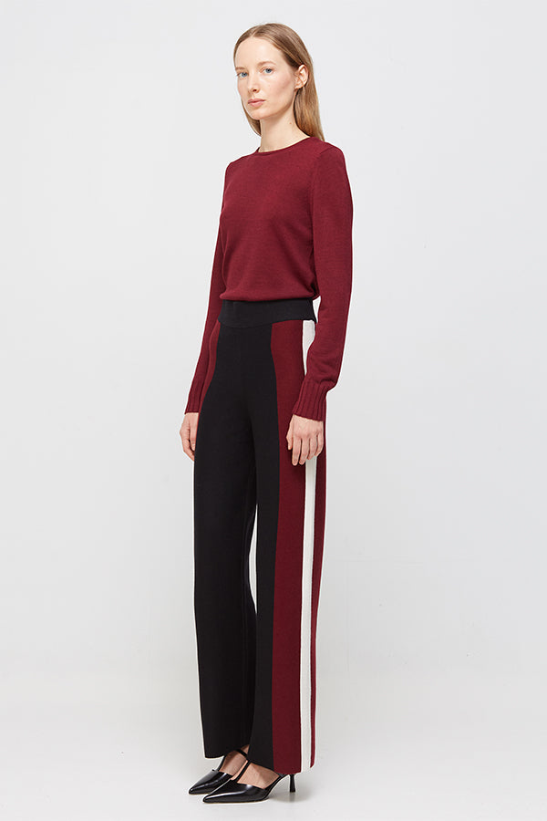 TWO-TONE DETAIL MILANO TROUSERS