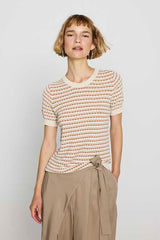 TRICOLOR TEXTURED JUMPER