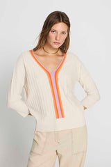 BRIGHT V-NECK JUMPER