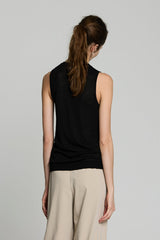 BLACK LUREX OPENWORK TWINSET