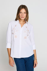 FLORAL EMBROIDERED SHIRT