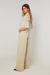 STRIPED SHORT SLEEVE SHIRT