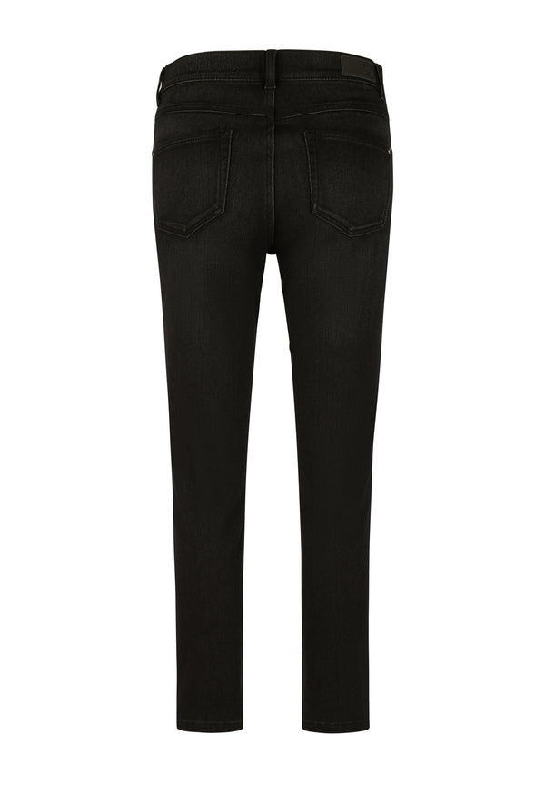 BLACK DENIM TROUSERS