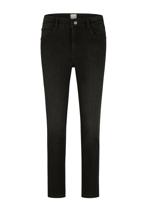 BLACK DENIM TROUSERS