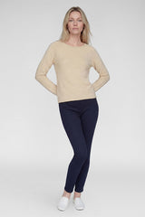 BLUE GRAPHIC PATTERN JEGGINGS