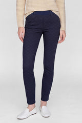 BLUE GRAPHIC PATTERN JEGGINGS