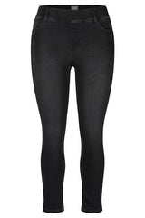 SLIM-FIT JOGGER DENIM TROUSERS