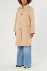 EUFORICO WATER-REPELLENT GABARDINE EMBROIDERY RAINCOAT
