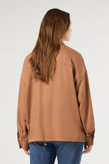 MARINA BEIGE VISCOSE TWILL JACKET
