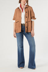 MARINA BEIGE VISCOSE TWILL JACKET