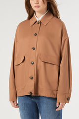 MARINA BEIGE VISCOSE TWILL JACKET