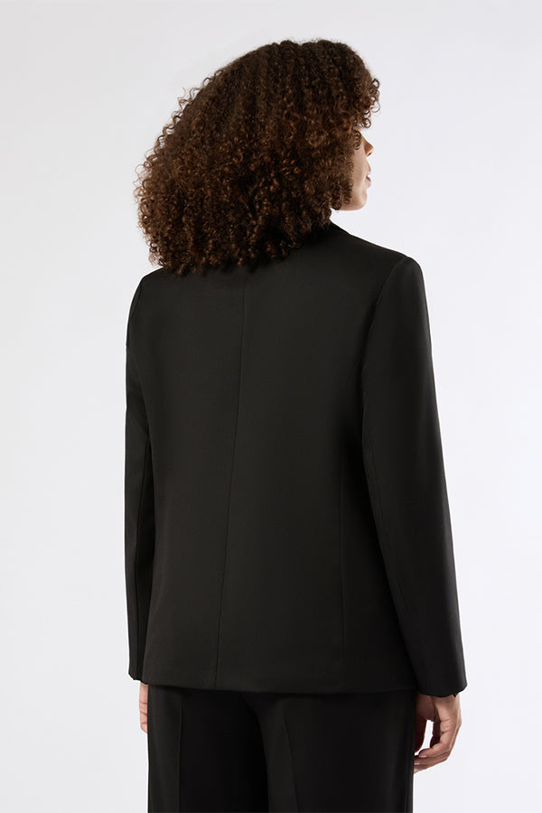 GIULIVA BLACK FLANNEL BLAZER