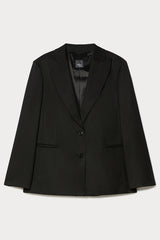 GIULIVA BLACK FLANNEL BLAZER