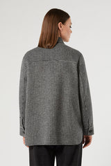 PANIA WOOL BLEND DOUBLE-SIDED FABRIC JACKET