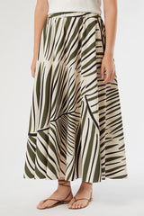 TERZO LONG COTTON POPLIN SKIRT