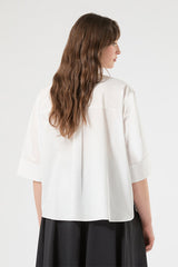 EMIRO WHITE COTTON SHIRT