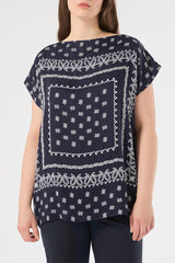 BIADA PRINTED SATIN JERSEY TUNIC