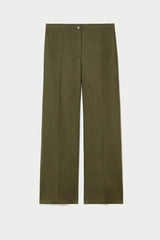 ABANO WIDE-FIT PURE LINEN TROUSERS