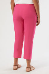 ROBINIA PINK STRETCH COTTON TROUSERS