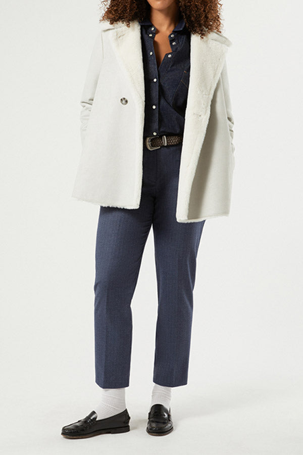 VISTOLA SLIM FLANNEL TROUSERS