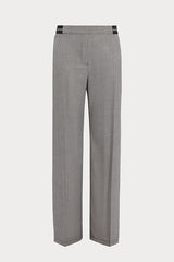 VINCI YARN-DYED FABRIC LUREX TROUSERS