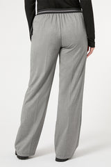 VINCI YARN-DYED FABRIC LUREX TROUSERS