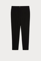UNITO BLACK SLIM TWILL TROUSERS
